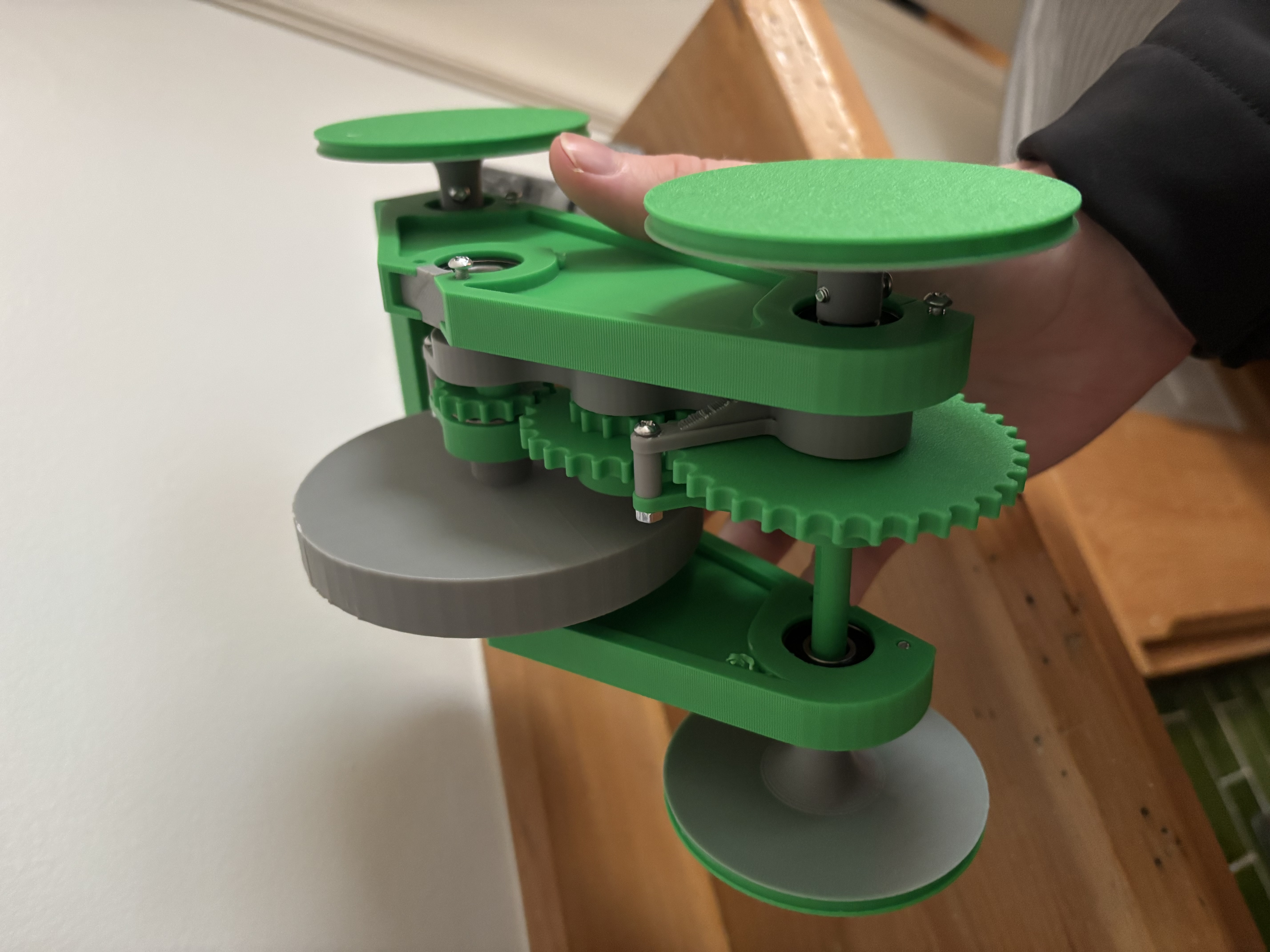 Flywheel car